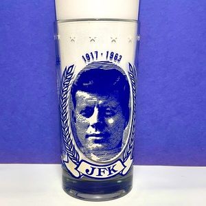 JFK Vintage Memorial Collectors Drinking Glass